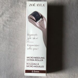 Zoe Ayla Micro-Needling Derma Roller 0.5mm Skincare Sealed